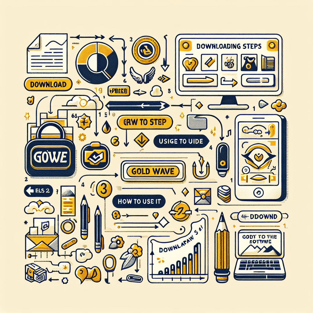 골드 웨이브 무료 다운 방법 및 다운로드 후 사용 법 안내