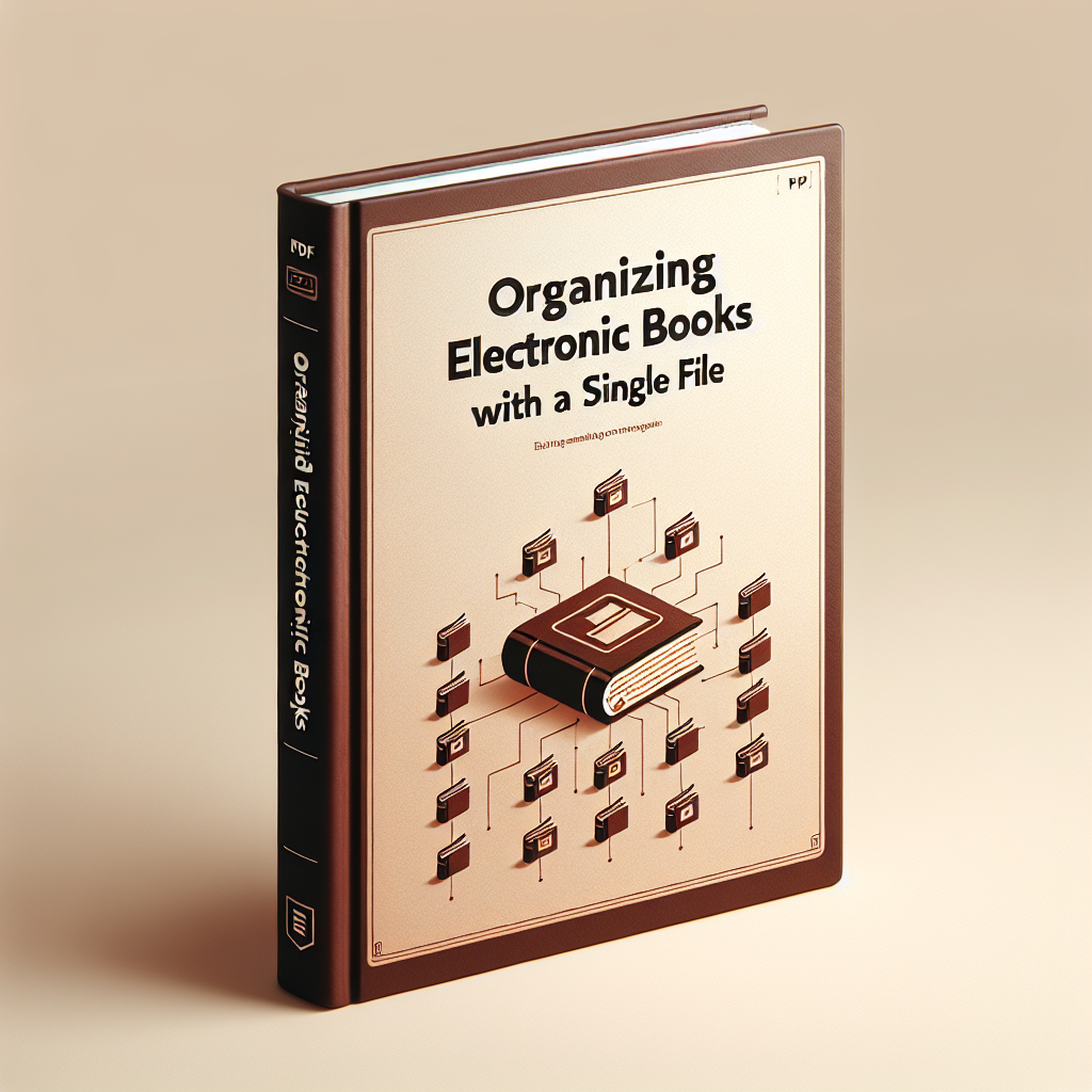 EBOOK PDF, 파일 하나로 끝내는 전자책 정리