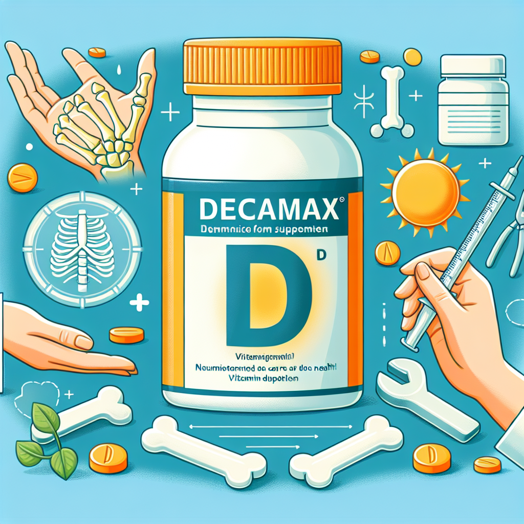 디카맥스 디정, 뼈 건강을 챙기는 비타민 D 보충제