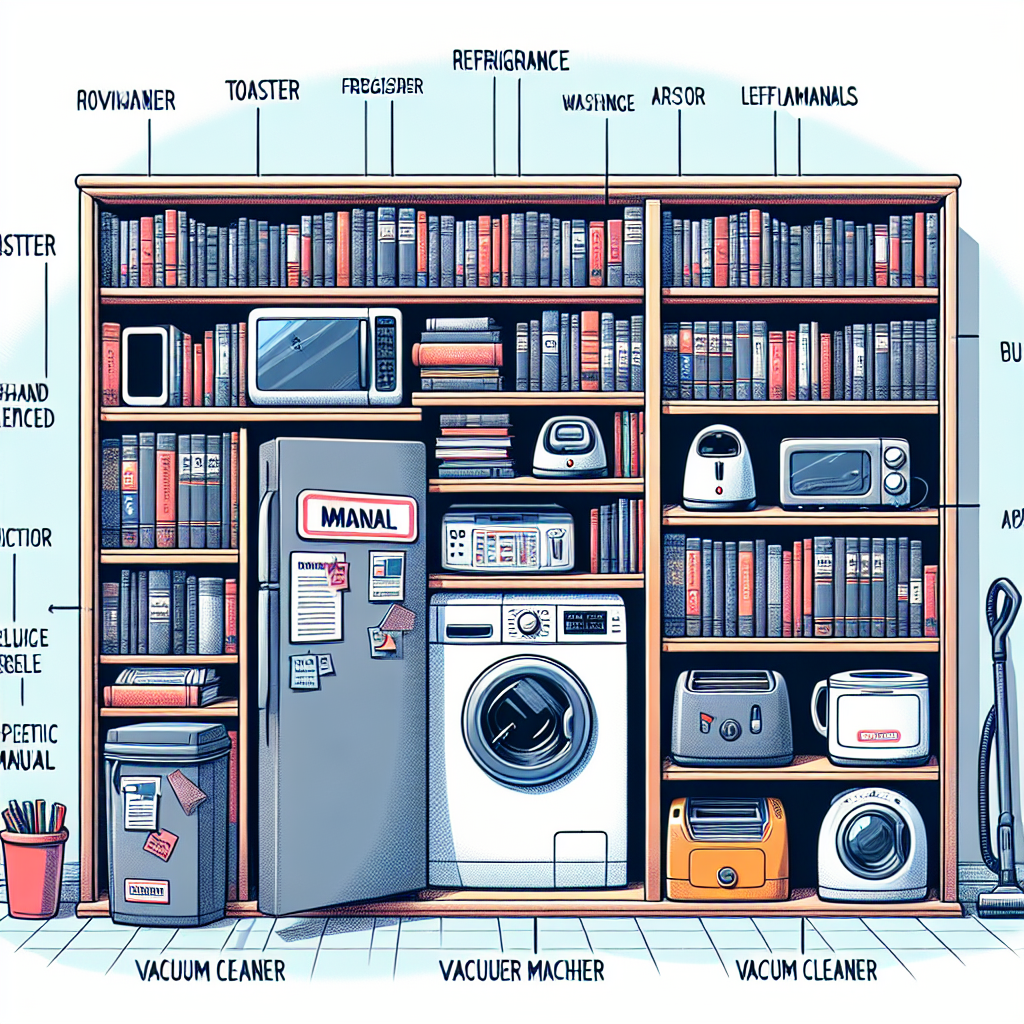 가전제품 설명서 정리법, 필요할 때 쉽게 찾는 비법