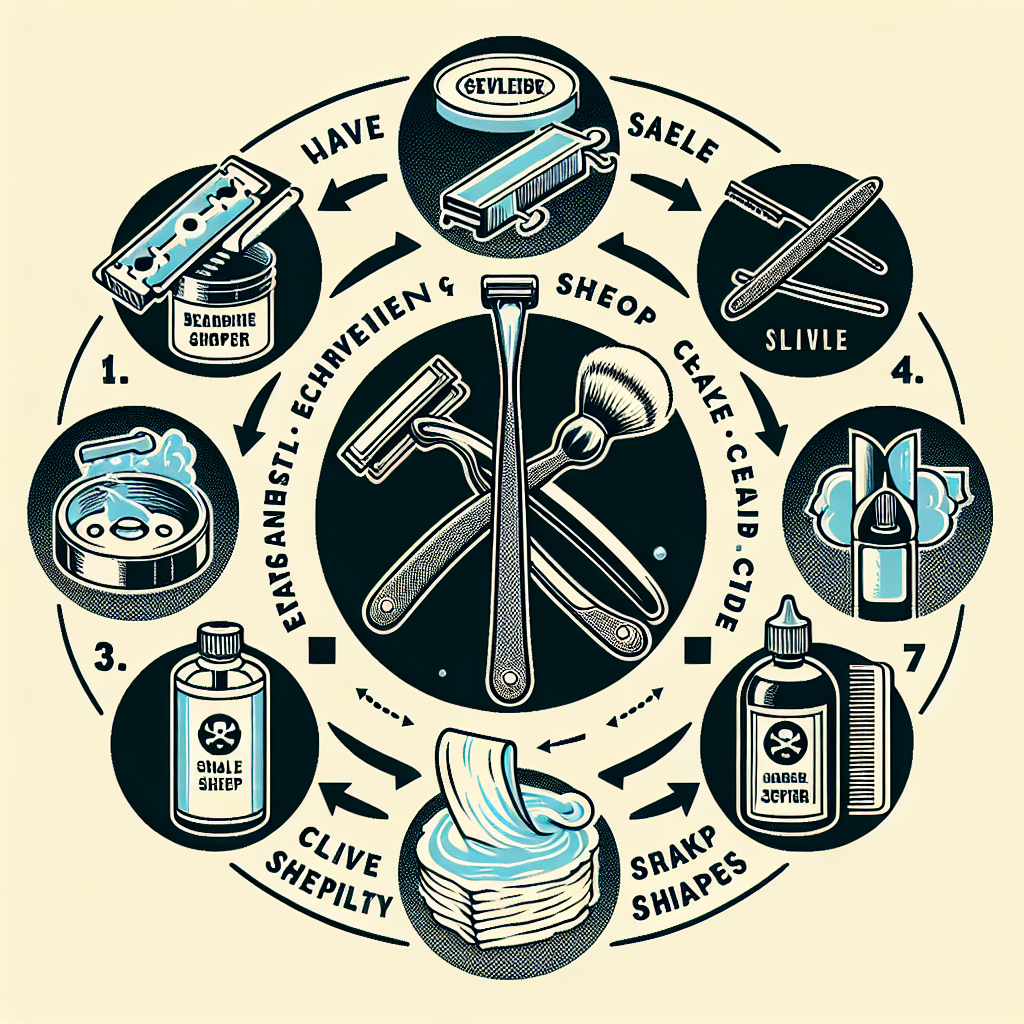 면도기 청소법, 위생과 절삭력 모두 챙기는 팁