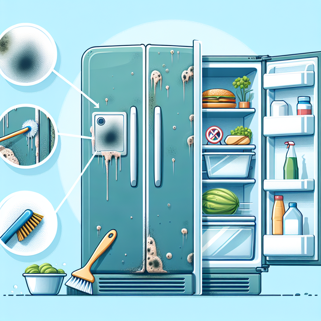 도어패킹 곰팡이 제거, 냉장고 내부 위생 지키는 법