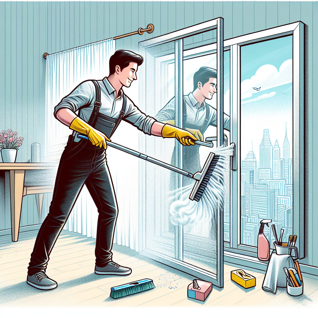 창틀 먼지 제거법, 틈새까지 깔끔하게