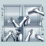 블라인드 청소법, 한 줄 한 줄 먼지 제거하는 요령