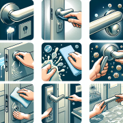 현관문 손잡이 청소, 세균 걱정 덜어내는 팁