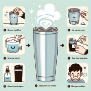 텀블러 냄새 제거, 찌든 냄새까지 제거하는 세척법