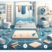 욕실 매트 세탁법, 빠르게 말리는 청결 루틴
